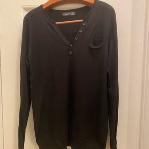 Zara men sweater, black